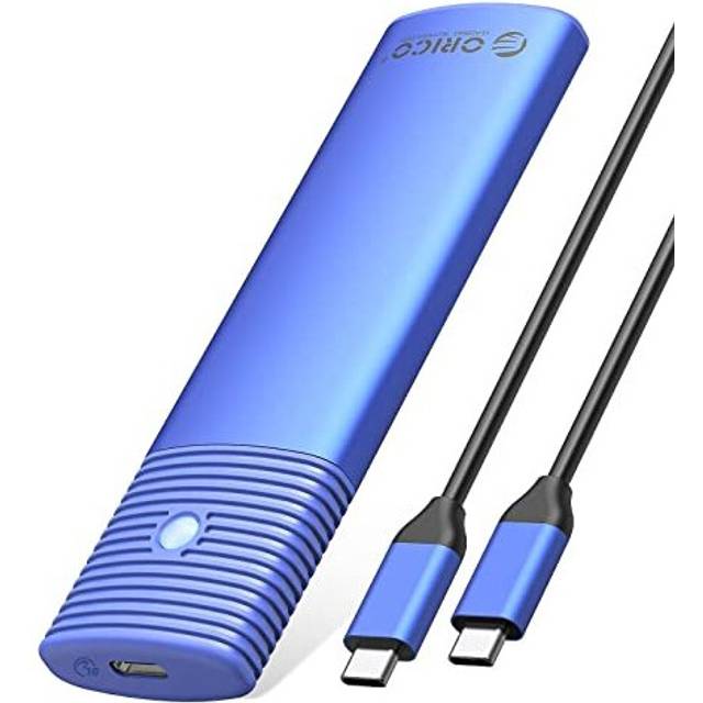 Aluminum M.2 NVMe SSD Enclosure , Tool-Free 10Gbps USB C Adapter, USB 3.2 M.2 NVMe Reader, External SSD Case Thunderbolt 3 Compatible, Supports 4TB