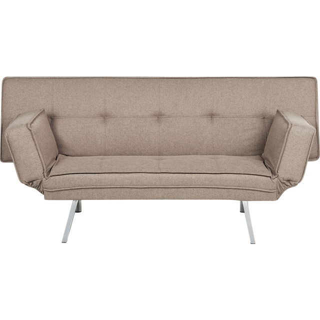 Fabric Sofa Bed Brown BRISTOL