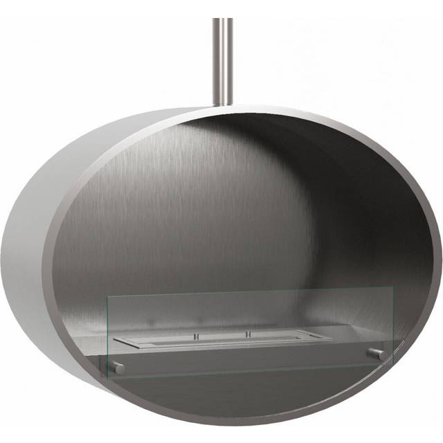 ScandiFlames Bioetanol Kamin Halifax Krom Matt 80 cm