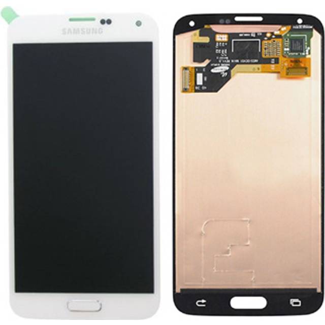 Samsung Galaxy S5 Mini Skärm med LCD-display, Vit - Original