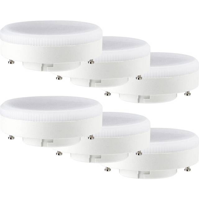 6 x led bulb 10w gx53 matte lamp super bright 932lm warm white 2700k 120°