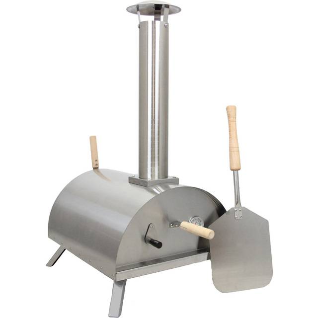 Stainless Steel Countertop Pizza Oven - Silver (44cm W X 78cm D)
