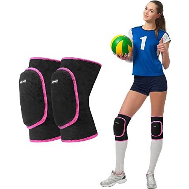 Stretchy Dance Knee Pads,Soft Flexible Knee Protectors for Kids/Juniors/Adults, Cotton Sports Knee Supports for Volleyball Rugby Cycling Ski Skating