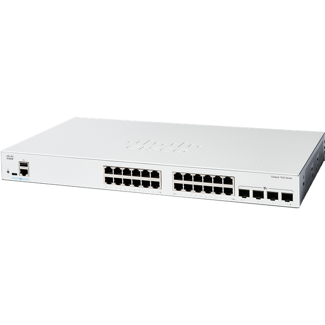 Cisco C1200-24T-4X 24 Port Gigabit + 4x SFP+ L3 Supported Managed Sw