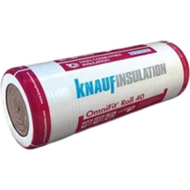 Knauf Omnifit 40 Earthwool Insulation Roll 3400mm x 1200mm x 200mm | 4.08m2