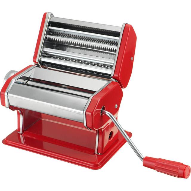 Stainless Steel Pasta Maker Machine Adjustable Fettuccine Lasagne Cutter Roller