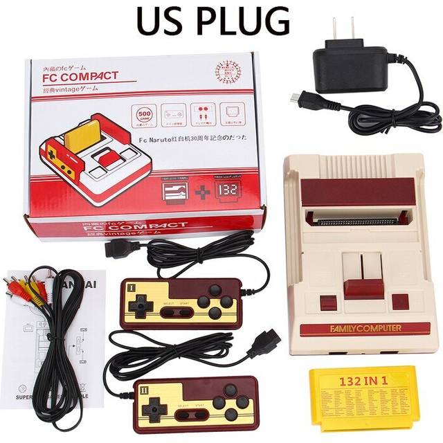 8 Bit Video Game Console Built in 500 Classic Games Family Computer TV Game Consola Support Game Cartridge For FC Retro Gaming