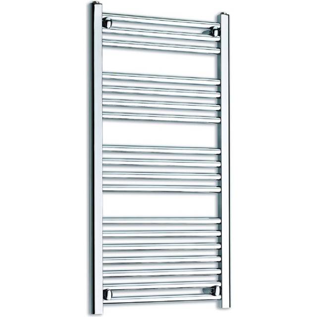 Vertical Straight Towel Rail - Chrome;Chrome;Chrome;Chrome;Chrome;Chrom (100cm H x 40cm W x 5cm D)