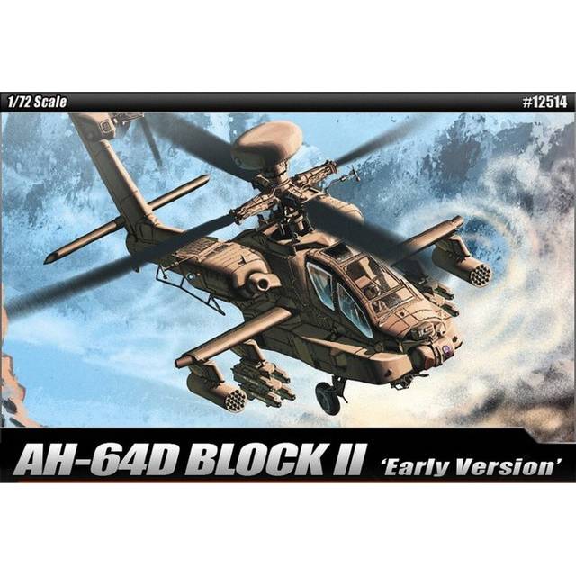 Aca12514 - Academy 1:72 - Hughes Ah-64d Apache Block Ii