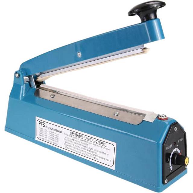 PFS200 210W 8 Inch Manual Impulse Heat Sealer Sealing Machine Adjustable Timer