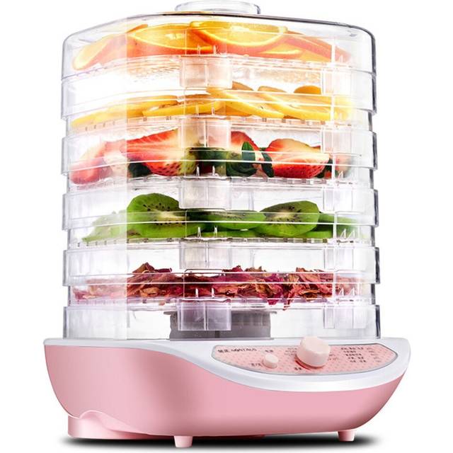 Gedroogd Fruit Groenten Kruid Vlees Machine Huishoudelijke MINI Voedsel Dehydrator Huisdier Vlees Uitgedroogd 5 trays Snacks Lucht Droger EU ONS