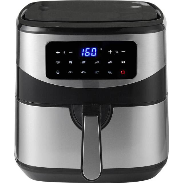 (EU Plug) 7.5L Air Fryer Home Intelligent LED Touch Screen with 10 Cooking Functions Electric Hot Air Fryers Oven Oilless Cooker