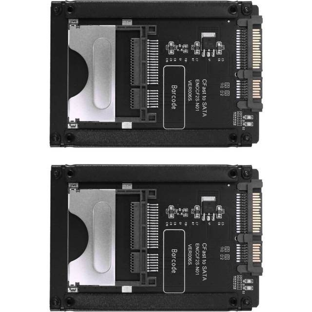 2X Cfast to Sata3.0 Adapter Card Sata 22Pin to Cfast Card Adapter 2.5 Inch Case Ssd Hdd Cfast Card