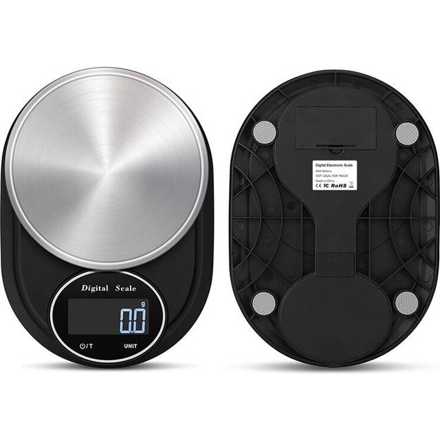 Precision 5kg 0.1g Digital Food Scale 10kg 1g Portable Health Kitchen Weight Balance 7 Units G Oz LB Mil Cooking Baking Scales