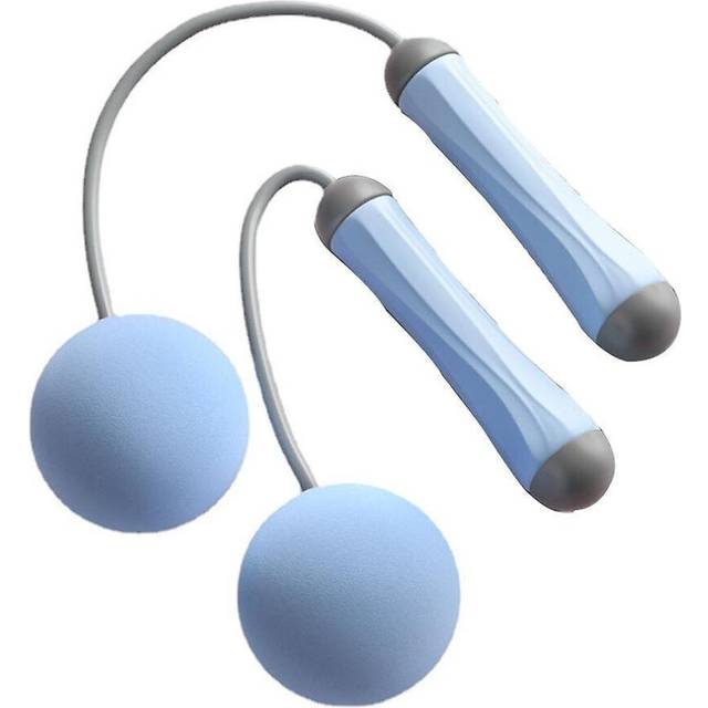 Jump Rope Fitness Weight Loss Sports Fat Burning Big Ball Silicone Handle Cordless Jump Rope