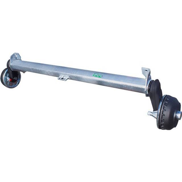AL-KO COMPACT bromsad axel för släp / dragbil 1350kg 1750mm 2200mm 5x112