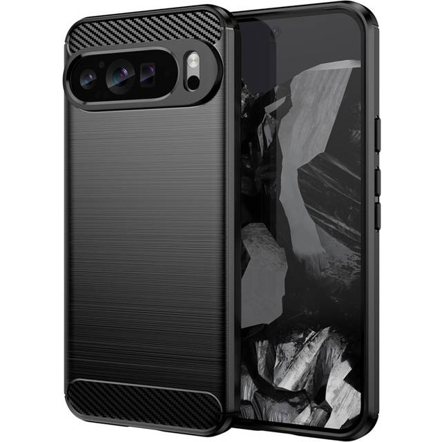 EIDERWOOD Google Pixel 9 Pro XL Brushed Carbon Skal - Svart