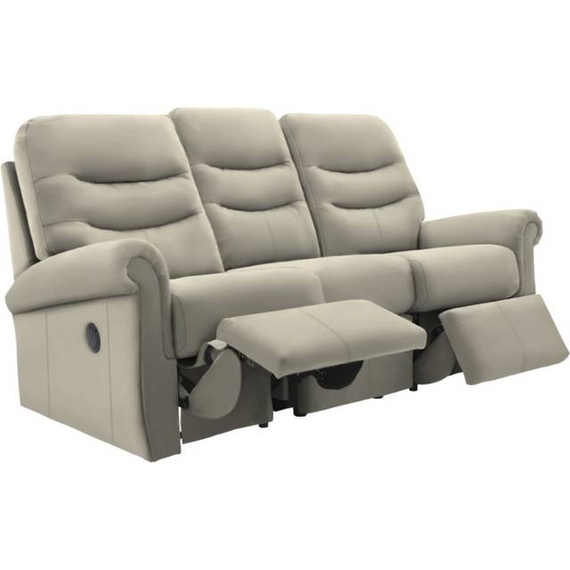 G Plan Holmes 3 Seater Recliner Sofa - 3 Seater - Fabric Grade C - Electric Single RHF