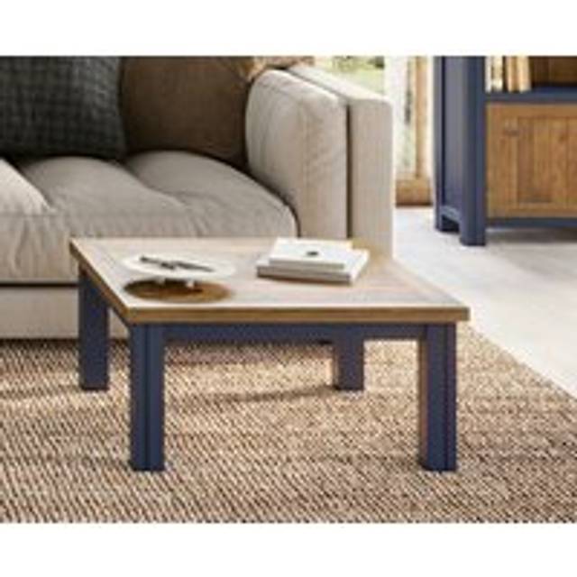 Molly and Milo London Azure Essence Creations - Low Square Coffee Table, Blue