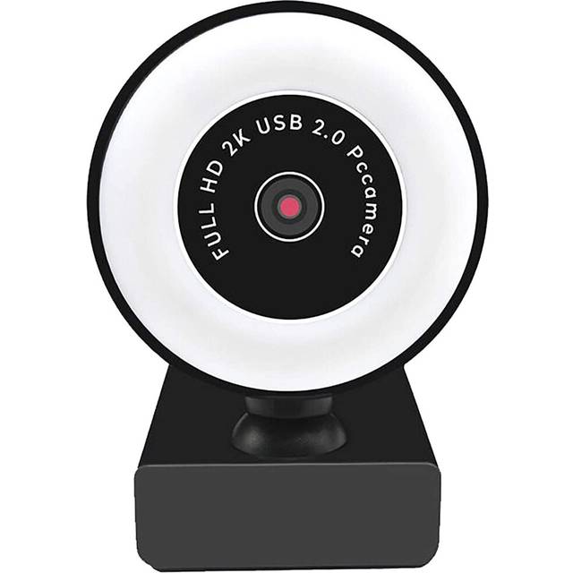 KKCDBH Webcam HD 1080P with Microphone Webcam Ring Light USB Pro Computer Web Cam Video Camera for Mac Windows Laptop Gaming Xbox Skype OBS Twitch