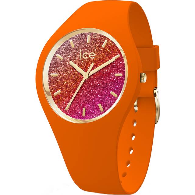 Ice-Watch Glitter 022574 - Dam - 37 mm - Analogt - Quartz - Mineralglas - Orange/Pink (37 mm)