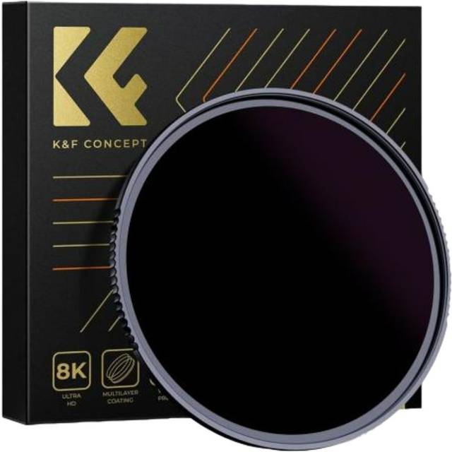 K&F Concept 52mm Solar Filter ND100000, 16.6-Stop Solid Neutral Density Filter for Nano-X Series
