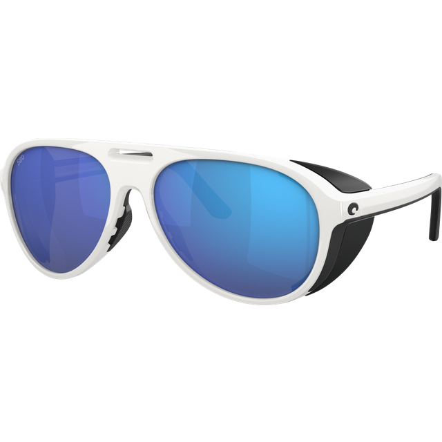 Costa Del Mar Grand Catalina Polarized 911709 Men&#39;s Sunglasses White Size 59 - Hull White (59)