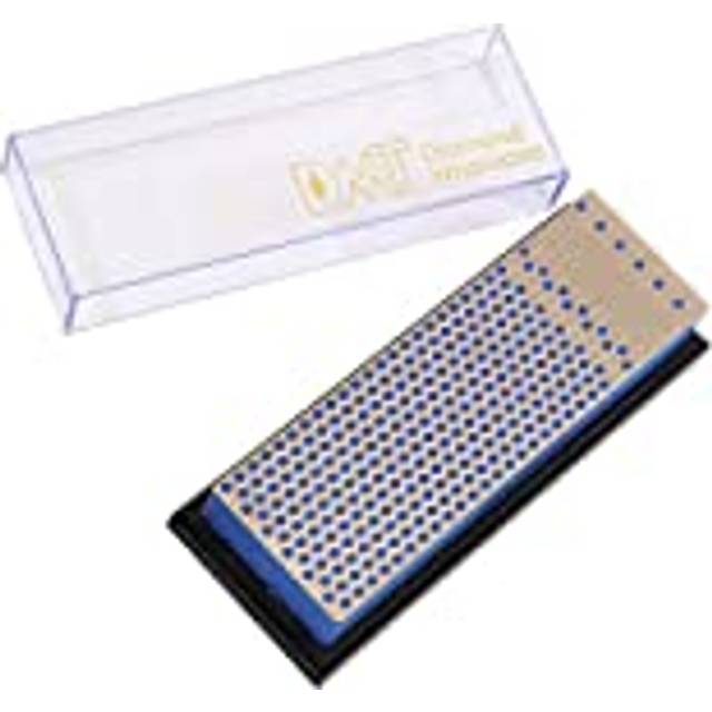 6-in. Machinist Diamond Whetstone in Plastic Box Coarse Knife Sharpener - Blue, N/A