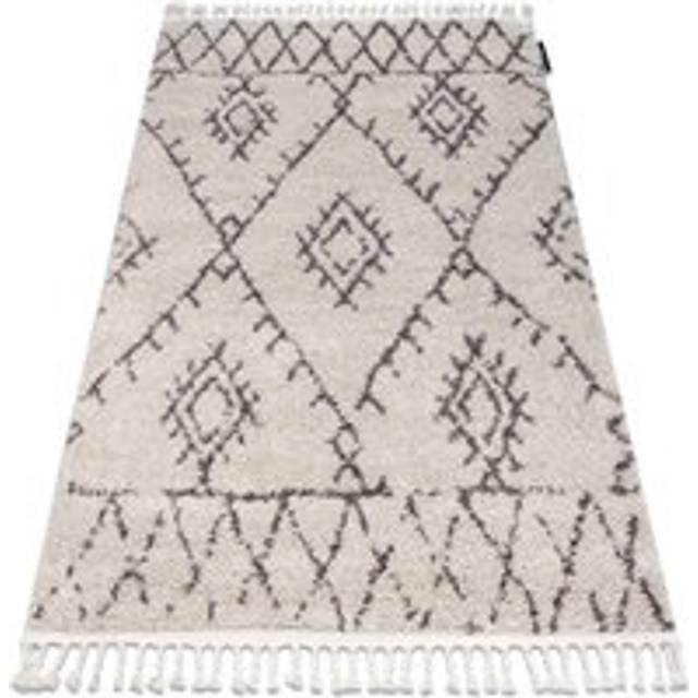 Carpet BERBER FEZ G0535 cream / brown Fringe Berber Moroccan shaggy beige 200x290 cm