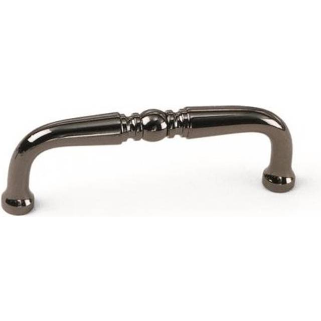 3 in. Pull - Solid Brass & Black Chrome