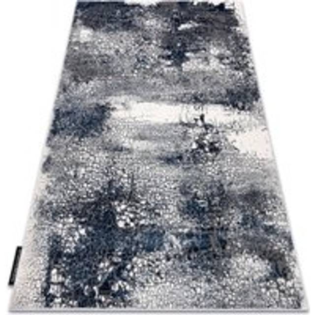 Modern de luxe carpet 528 Abstraction - structural cream / navy blue 120x170 cm