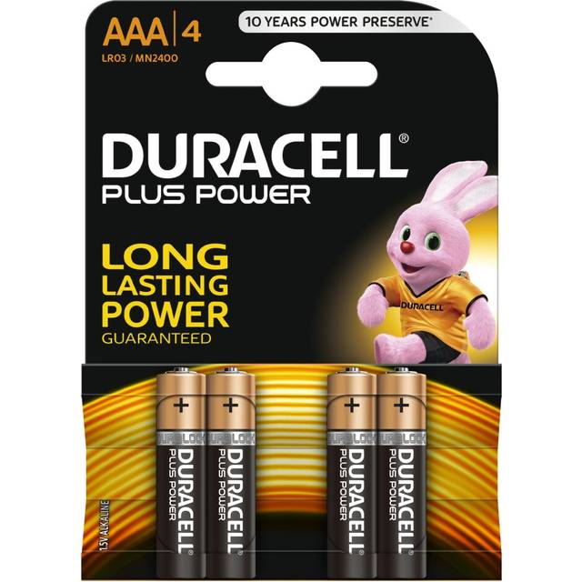 Duracell Plus Power AAA Plus 1 pack of 4