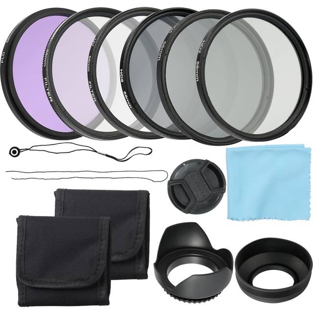 Andoer 58mm 52mm kamera uv cpl fld linsfilter kit och altura foto och neutral densitet filteruppsättning fotograferingstillbehör
