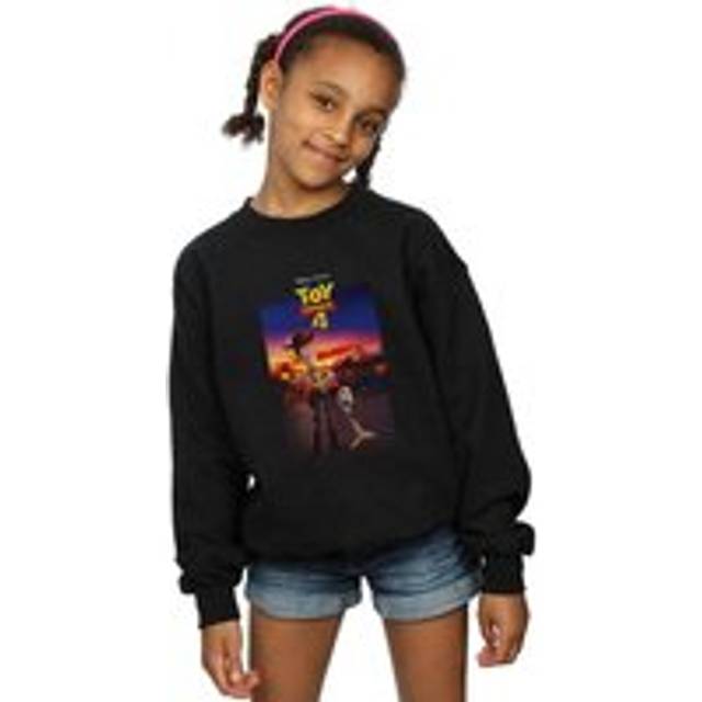 Toy Story 4 Woody And Forky Poster Sweatshirt - Black - 12-13 Years