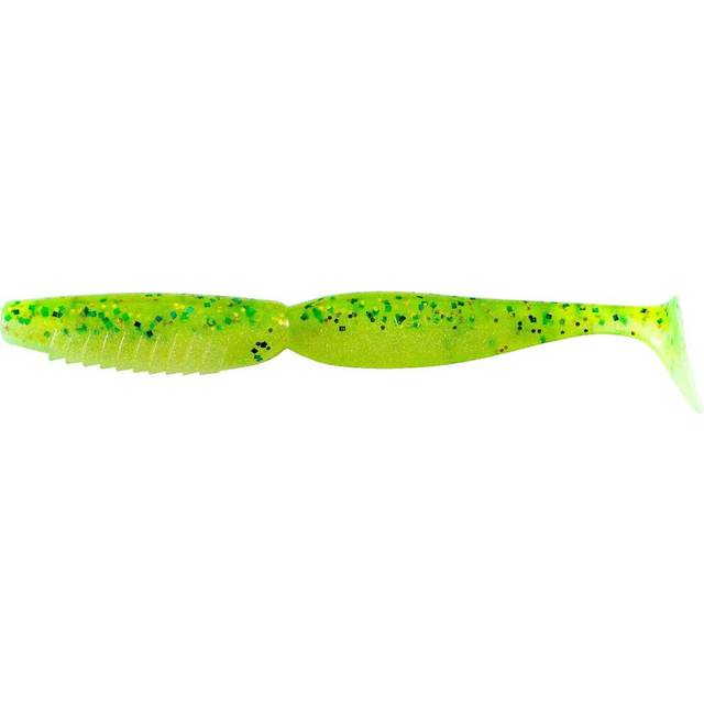 (Lime Shad) Megabass Spindle 5 Super Worm - 12.5cm 12g