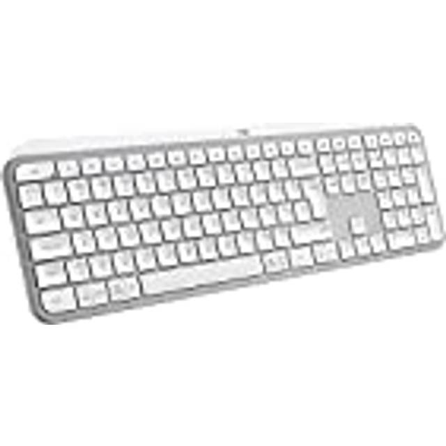 Logitech Köp MX Keys S-tangentbord – normalstorlek eller mini in Ljusgrå, Italiano (Qwerty), Endast tangentbord