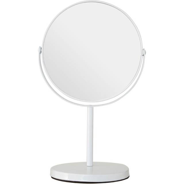 Orsina Marisha White Metal Swivel Large Table Mirror