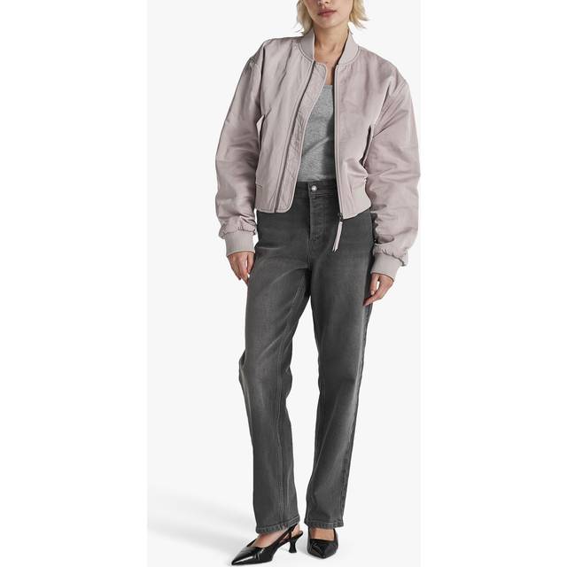 Jolie Bomber Jacket - Lt Taupe - Craft your capsule wardrobe with everyday basics and denim designs from Swedish brand Twist and Tango. Effortlessly fusing ease and style, each timeless piece is sure to transcend seasons and become favourites in your daily edit.