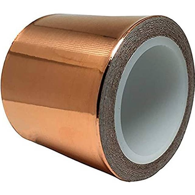 Copper Tape [2 Inch x 33ft] Quality Copper Foil Tape with Copper Tape Conductive Adhesive. Perfect as Conductive Tape, Guitar Shielding Tape, Copper