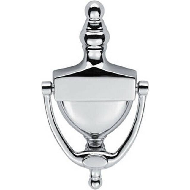 Large Urn Shaped Front Door Knocker 97mm Fixing Centres Polished Chrome
