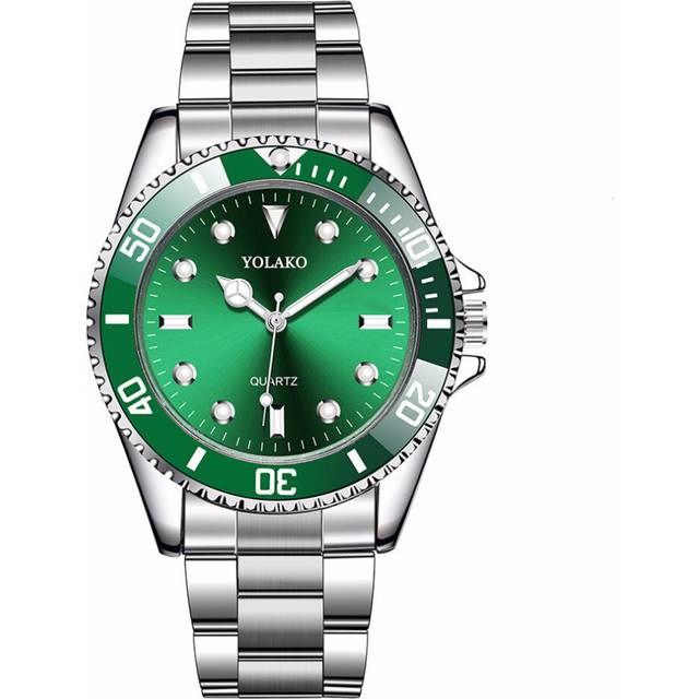 Sport Watches for Men Green Luxury Military Steel Date Wrist Watch Man Clock Fashion Mens Wristwatch
