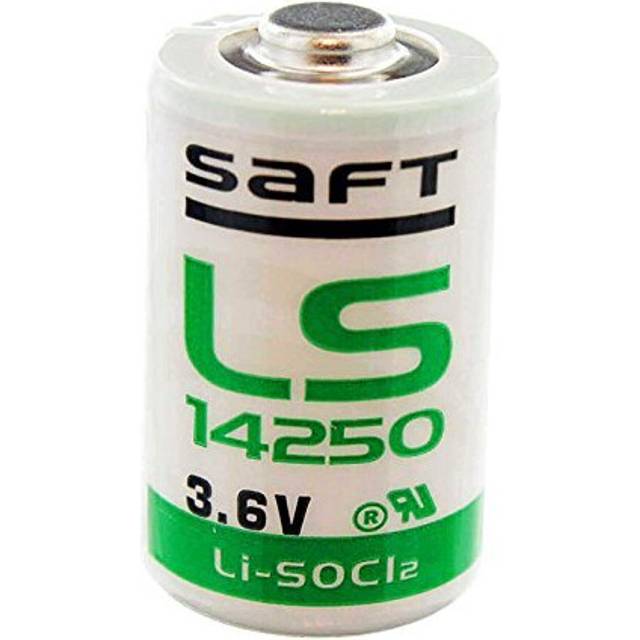 Saft LS14250 Lithium 3.6V Non-Rechargeable Battery - Non-Rechargeable Batteries (Lithium, Cylindrical, 3.6V, 1pc(s), 1/2AA, 1200mAh)
