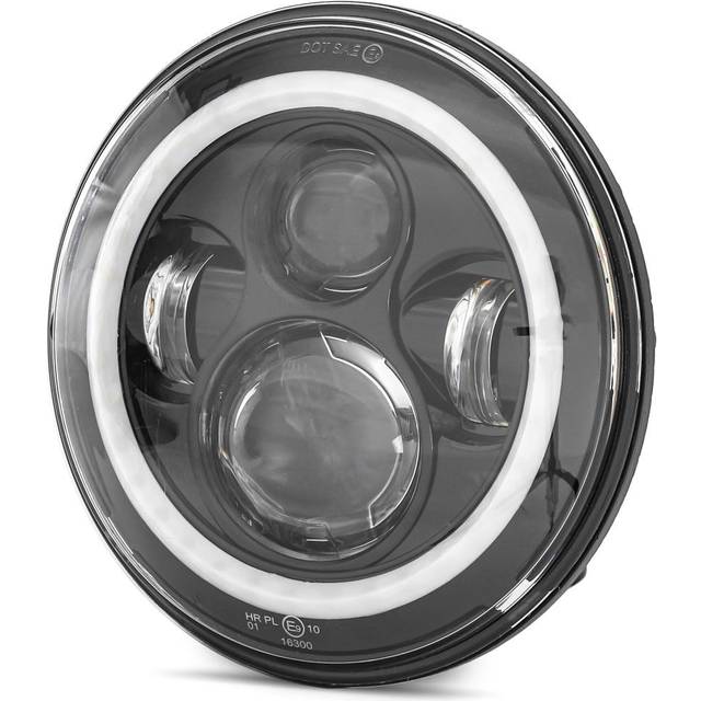 LED Scheinwerfer 7" passend für Harley Davidson Street Glide / Special mit E-Prüfzeichen schwarz