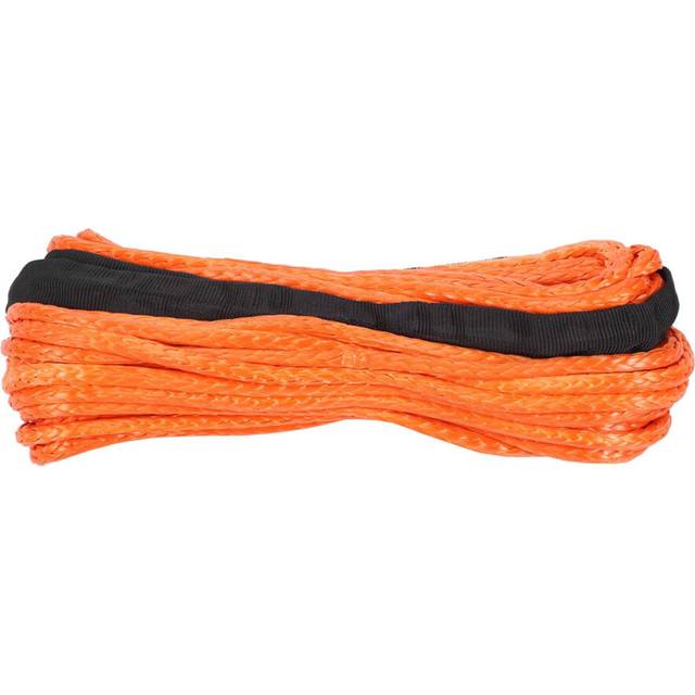 Synthetic Winch Rope, Orange1/4 x 50Ft Synthetic Winch Rope Line Cable for ATV UTV SUV Truck Boat Winch