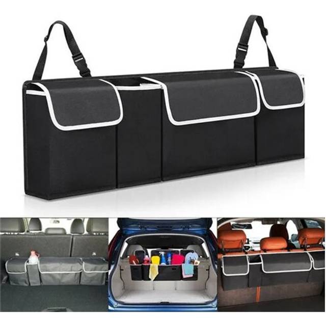 Car Trunk Organizer Backseat Storage Bag High Capacity
