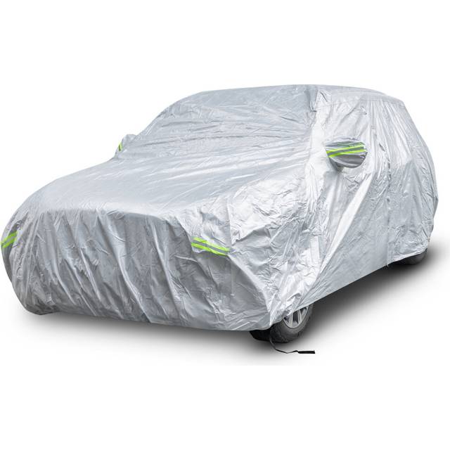 Weatherproof Car Cover Universal Full Cover W/ Zipper Door All Terrain Vehicle