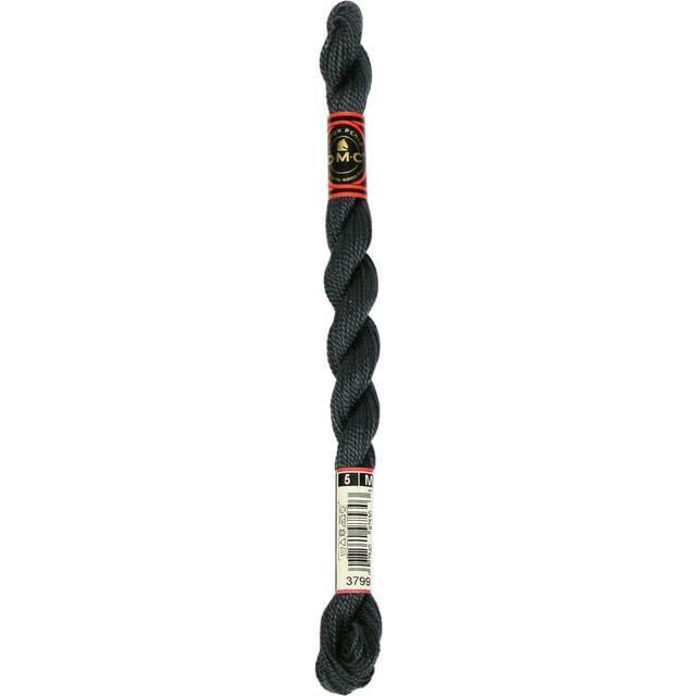 DMC Pearl Cotton Skein Size 5 27.3yd-Very Dark Pewter 115 5-3799