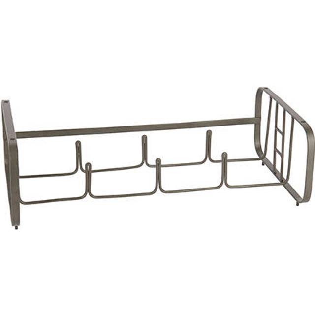 Stackable Bottle Rack, Iron Wire - Grey - One Size