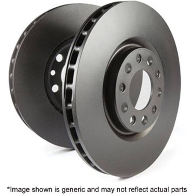 EBC Brakes Brake Discs - Front Pair - Vented, 256mm x 22mm