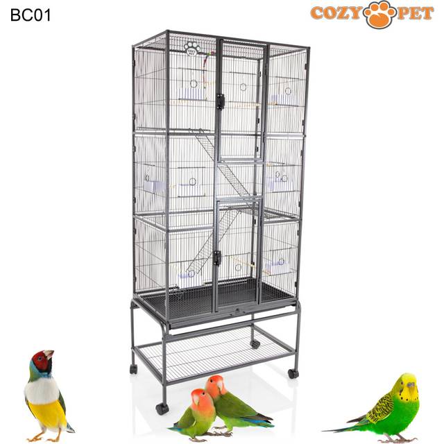 Bird Cage by Cozy Pet Budgie Finch Parrot NEW Large 175cm High with Stand BC01